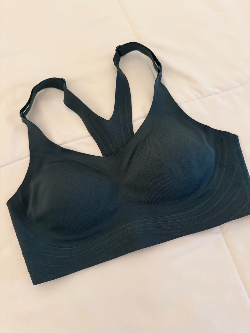 all in motion Dark Green Seamless Racerback Sports Bra